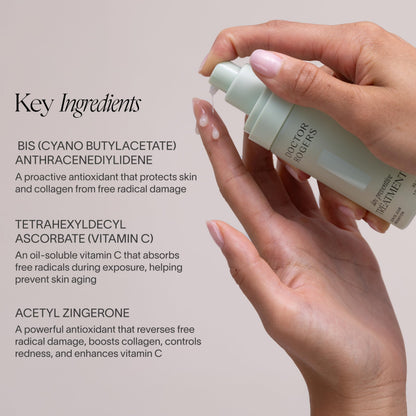 Doctor Rogers Day Preventive Treatment REFILL. Restoring & Hydrating Anti-Aging Face Serum with Glycolic Acid, 1 Ounce (30 ml)