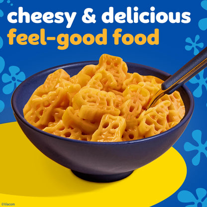 Kraft SpongeBob Squarepants Mac and Cheese, 1 Box, for Easy Dinner or Dinner Sides, Original Flavor, No Artificial Flavors, Preservatives or Dyes, 5.5 oz
