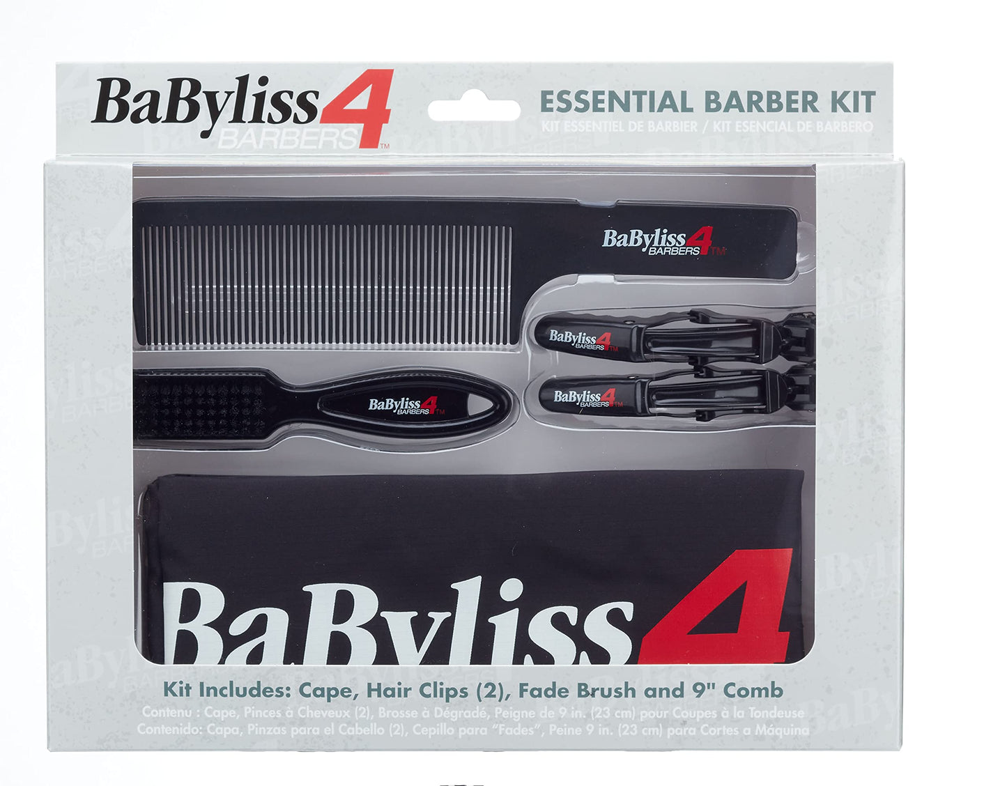 Professional Barber Accessory Kits including capes, combs, fade brushes and more