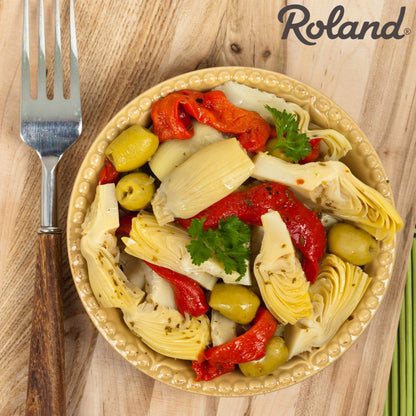 Roland Foods Quartered Artichoke Hearts, 5 Pound 8 Ounce Can, Pack of 2
