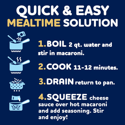 Kraft Deluxe Mac and Cheese, 1 Box, for Easy Dinner or Dinner Sides, White Cheddar and Garlic and Herbs, No Artificial Flavors or Dyes, 11.9 oz