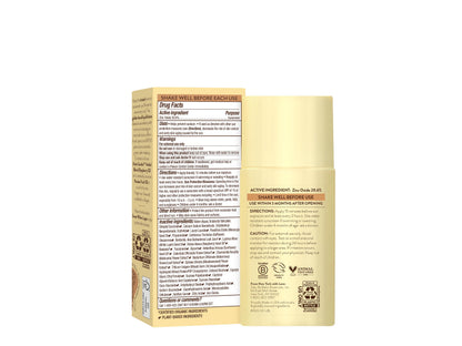 Babo Botanicals Daily Sheer Tinted Mineral Sunscreen Fluid SPF50 - Natural Zinc Oxide - Passion Fruit Oil - Golden-Hued Tint - Fragrance Free - Ultra-Lightweight - For Face - For all ages