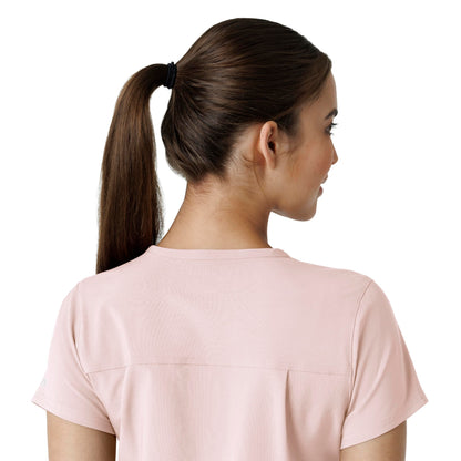 Carhartt Women's Tuck-in Scrub Top - Soft Rose, 2X