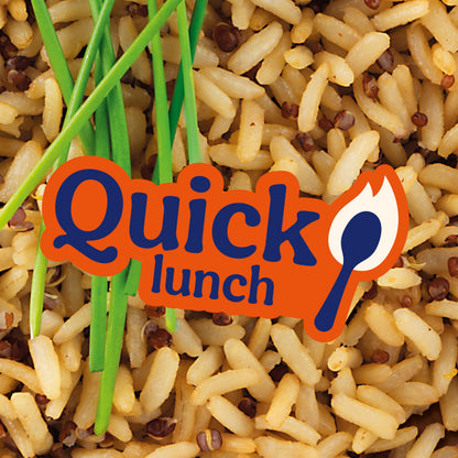 BEN'S ORIGINAL Ready Rice Whole Grain Medley Quinoa and Brown Flavored Rice, Easy Dinner Side, 8.5 oz Pouch (Pack of 12)