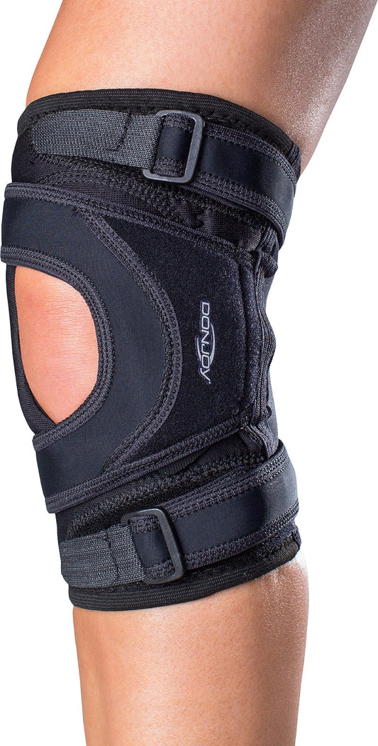 DonJoy Tru-Pull Lite Knee Support Brace for Women and Men | Adjustable Compression Knee Braces and Elastic Supports for Patellar Dislocations, XX-Large, Right