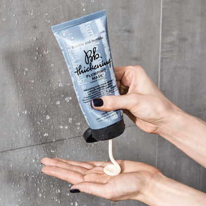 Bumble and bumble. Thickening Plumping Hair Mask | Color Safe | Hydrating, Volumizing, Smoothing + Strengthening | Curly, Wavy, Straight