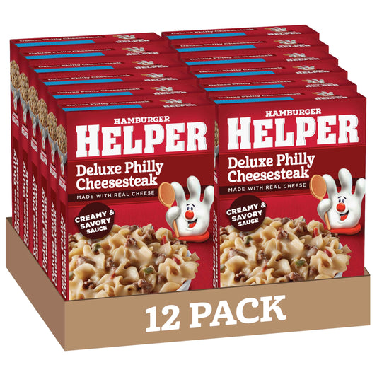 Hamburger Helper Deluxe Philly Cheesesteak, 4.8 Ounces, 12 per Case