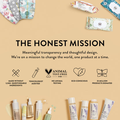 The Honest Company Mama Hydrating and Soothing Glow On Body Belly Oil, Plant Based Hypoallergenic, Fragrance-Free, 4.2 fl oz