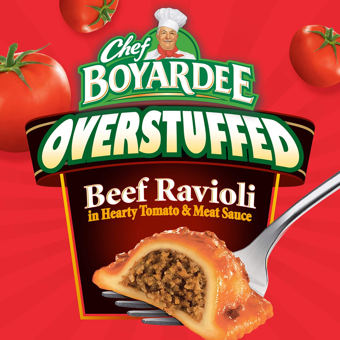 Chef Boyardee Overstuffed Beef Ravioli, 15 Oz Can
