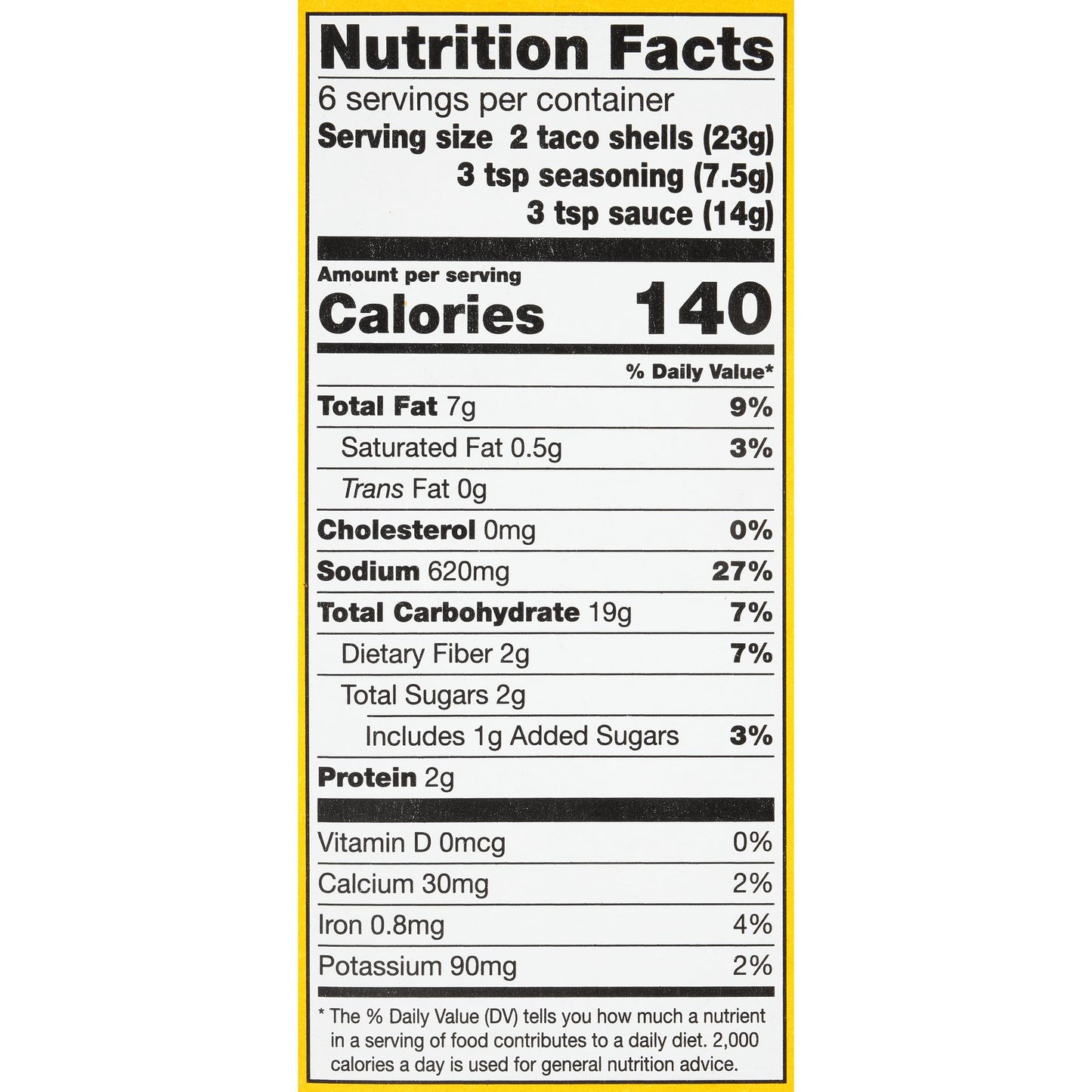 Garden of Eatin', Yellow Corn Taco Shells, Dinner Kit, 12 Taco Shells, 9.4 Oz