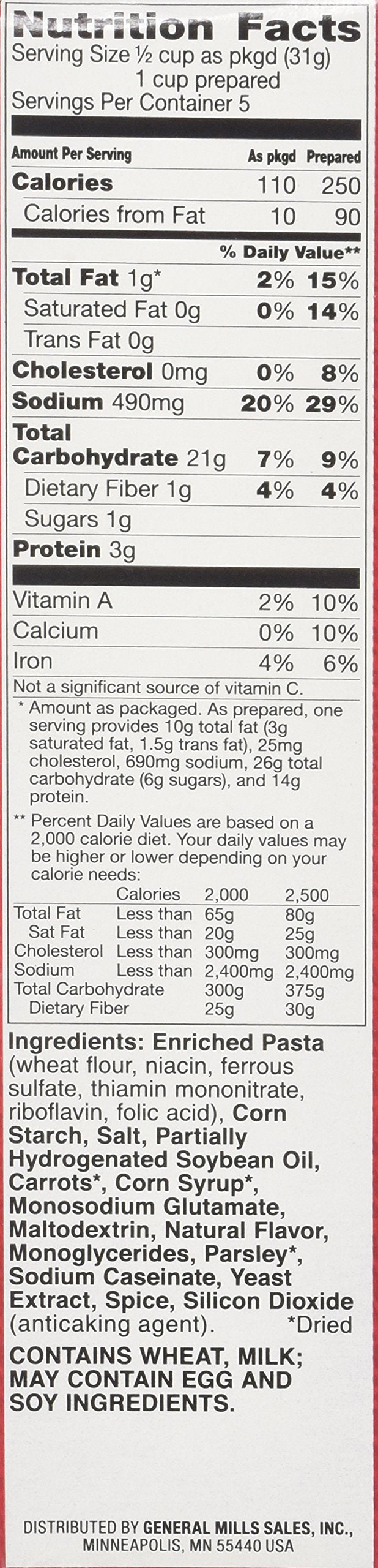 Betty Crocker TUNA CREAMY PASTA Tuna Helper 5.5oz (6 Pack)