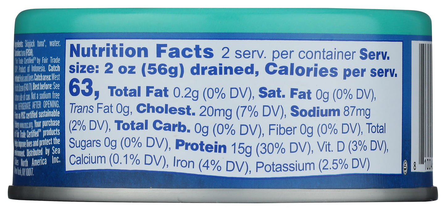 Sea Tales, Tuna Skipjack In Water NSA, 5 Ounce