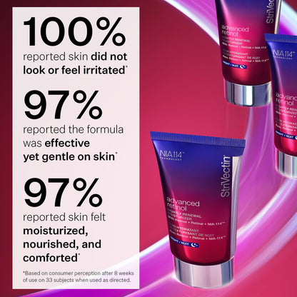 StriVectin Advanced Retinol Discovery Kit with Retinol Night Moisturizer, 1 oz, Multi Correct Eye Cream 0.5 oz, 2 Piece Kit for Wrinkles and Fine Lines