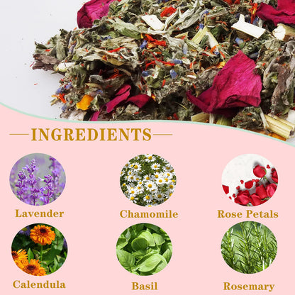 Yoni Steam Herb for Women pH Balance, Natural Feminine Vaginal Herbs Cleansing Rejuvenate, Herbal Blend, 7 Filter Bags Vaginal Herbs