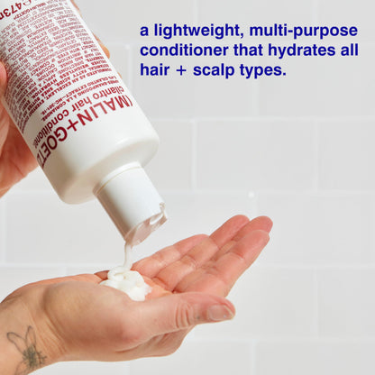 MALIN+GOETZ Cilantro Hair Conditioner | Everyday Essential Conditioner with Cilantro Extract, Shea Butter, Fatty Acids | Hydrates, Detangles, Reduces Frizz | Vegan, Cruelty-Free (8 oz/16 oz/Refill)