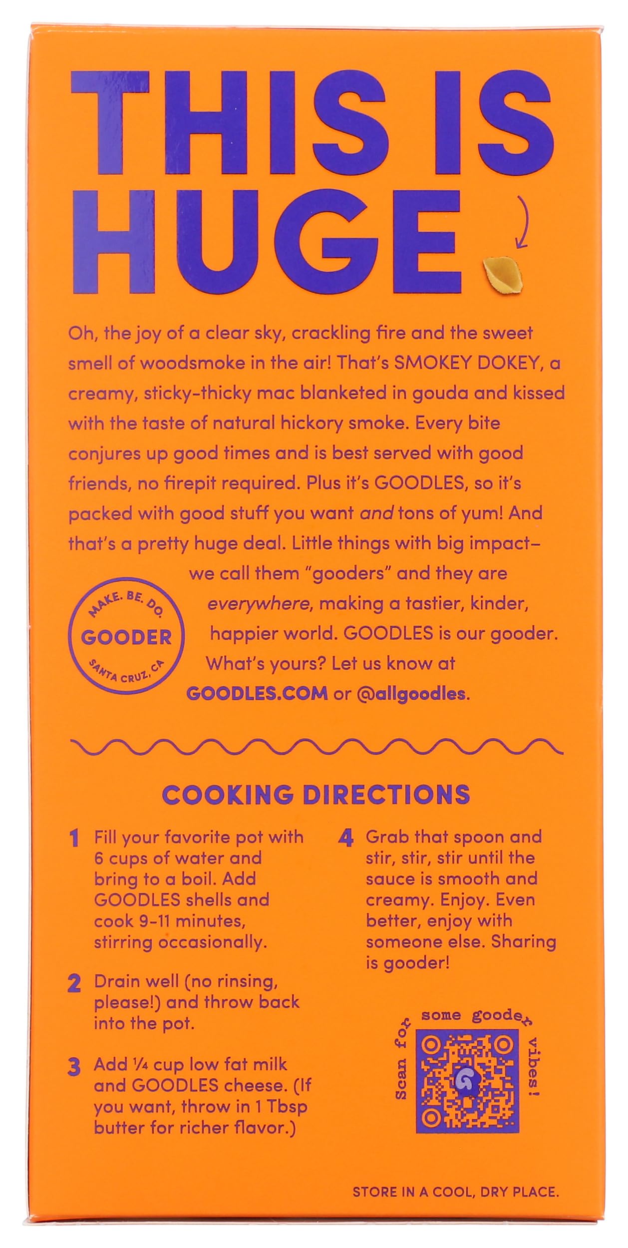 Goodles Smokey Dokey Mac & Cheese, 6 OZ