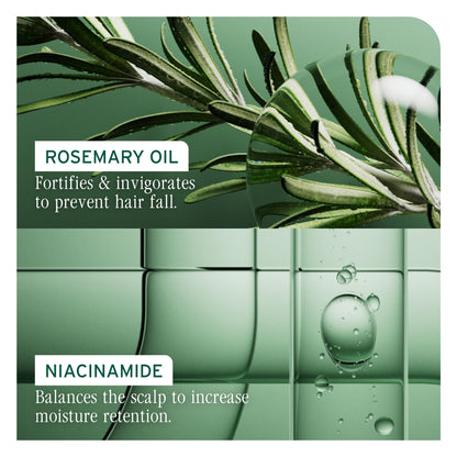 Biolage Full Rescue Invigorating Serum - for Stronger Hair, Longer Lengths in 4 weeks*, Balances Scalp & Fortifies Strands at the Root, Rosemary Oil & Niacinamide, Vegan & Paraben-Free, 1.6 Fl Oz