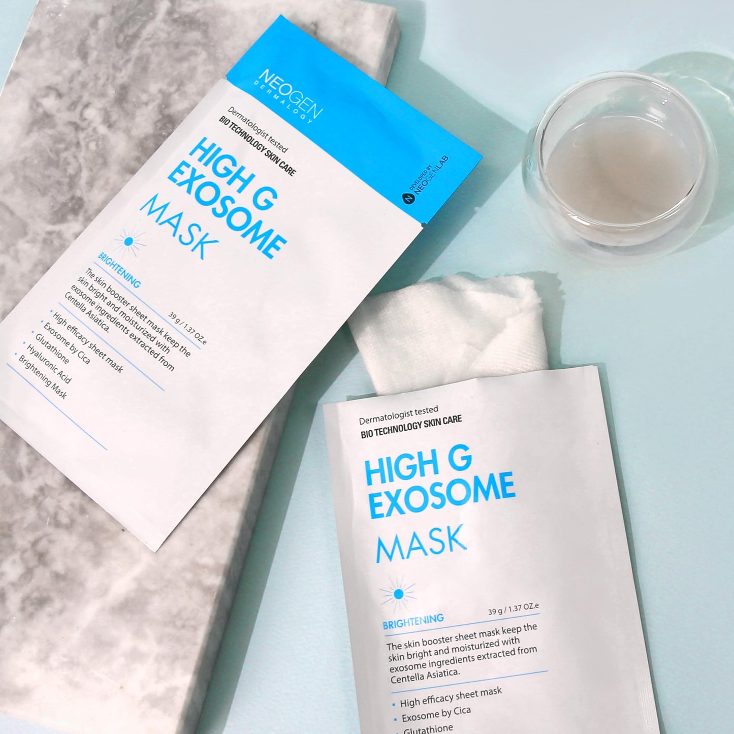 NEOGEN DERMALOGY High G Exosome Mask Sheet (39g. 5 sheets)