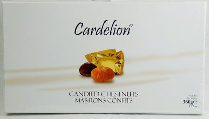 Cardelion Candied Chestnuts (360 Gram 12.6 oz, 20 Pieces)