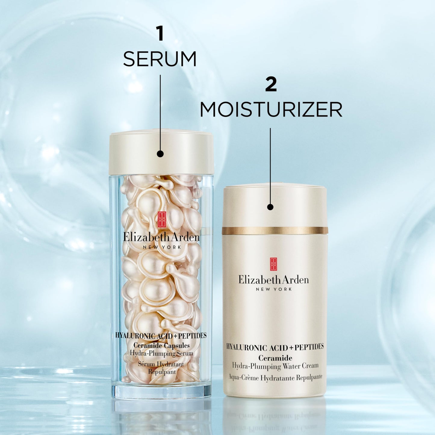 Elizabeth Arden Hyaluronic Acid + Peptides Ceramide Capsules Hydra-Plumping Serum