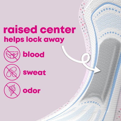 U by Kotex Balance Ultra Thin Pads with Wings, Regular Absorbency, 50 Count (Packaging May Vary)