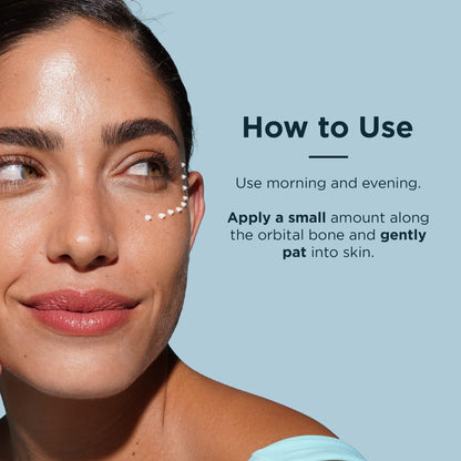 Rejuvenating Eye Cream, Brighten Me by FRE Skincare - Anti-Aging Smoothing Under Eye Cream for Dark Circles, Wrinkles & Puffiness - Vegan & Paraben-Free, All Skin Types