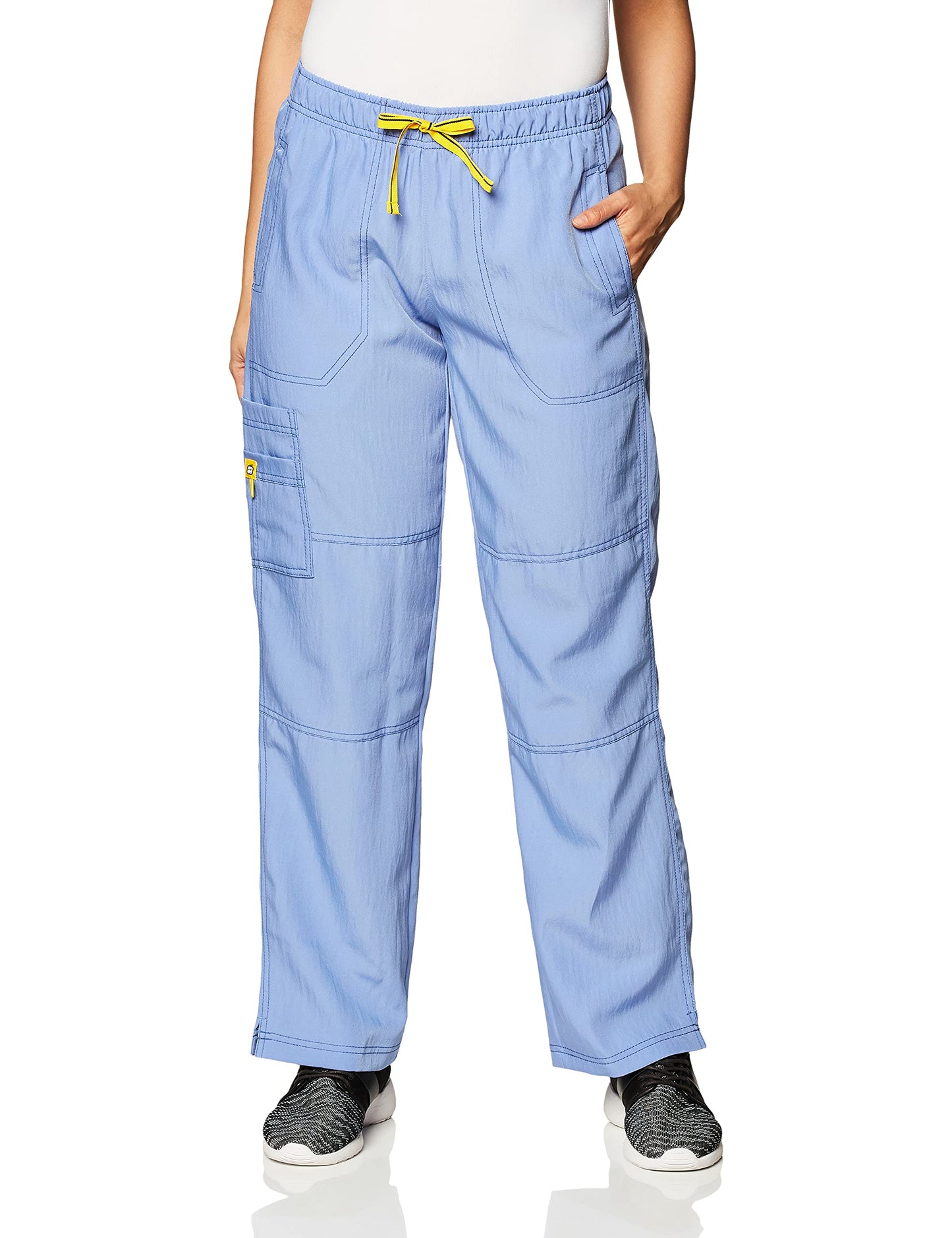 WonderWink Women's Petite Four-Stretch Sporty Cargo Scrub Pant, Petite