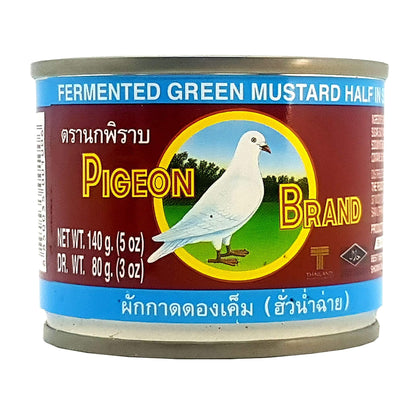 Pigeon Brand Fermented Mustard Green Thai Style 5 Oz. (Pack of 4)