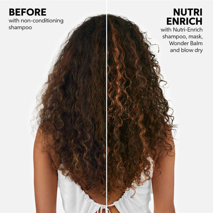 Wella Professionals Invigo Nutri-Enrich Frizz Control Cream with Goji Berry | For Dry or Stressed Hair | Deep Nourishment, Smoothness & Anti-Frizz Styling Cream | 5.07 oz