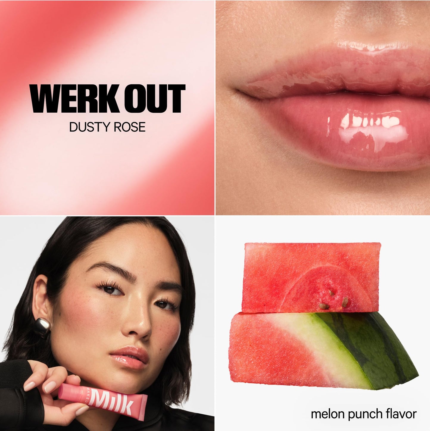 Milk Makeup Balmade Electrolyte Lip Balm – Hydrating, Sheer Gloss Nourishes + Replenishes Moisture – Clean, Vegan Formula with High-Shine Finish