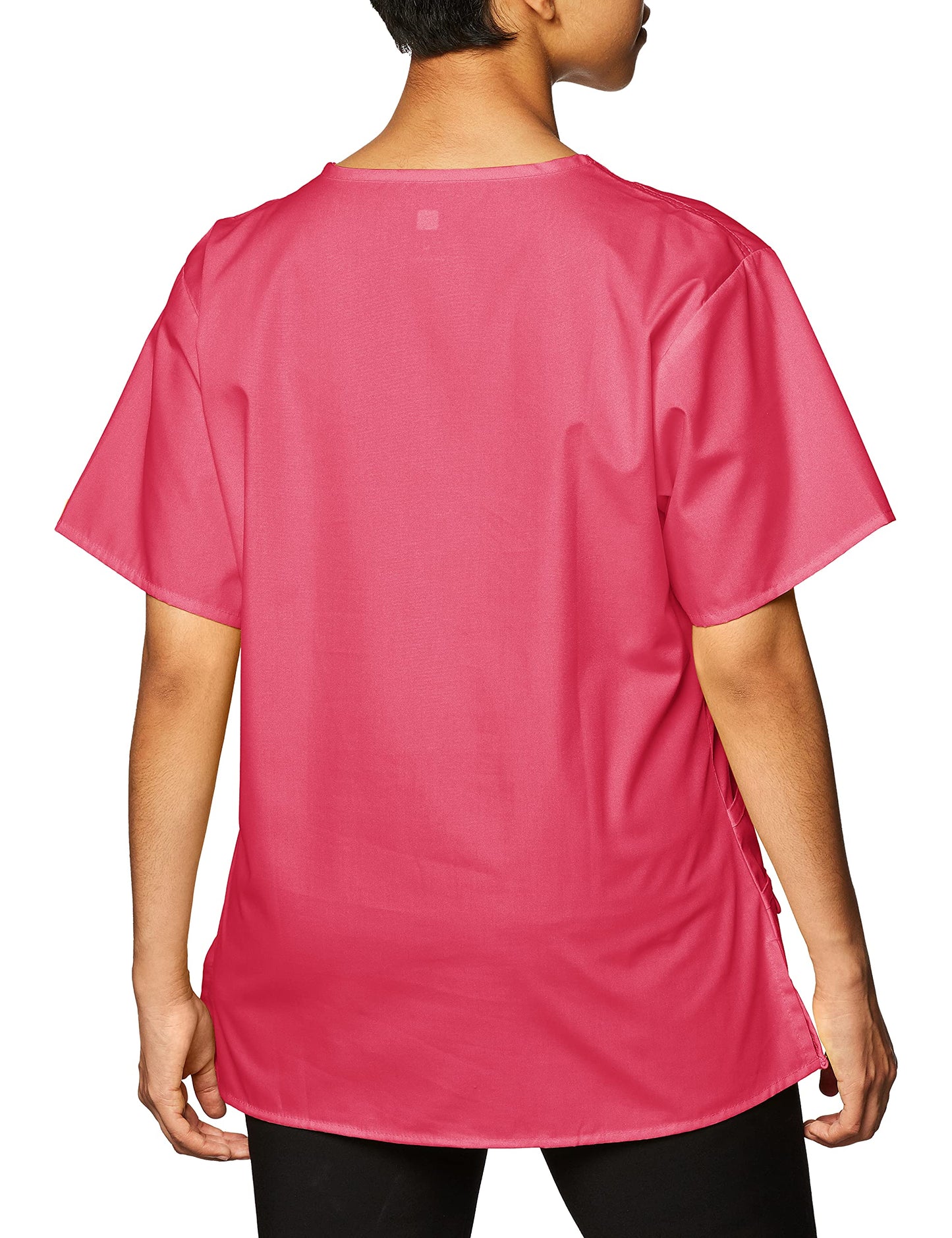 WonderWink womens Origins Bravo V-Neck Top, Hot Pink, X-Small