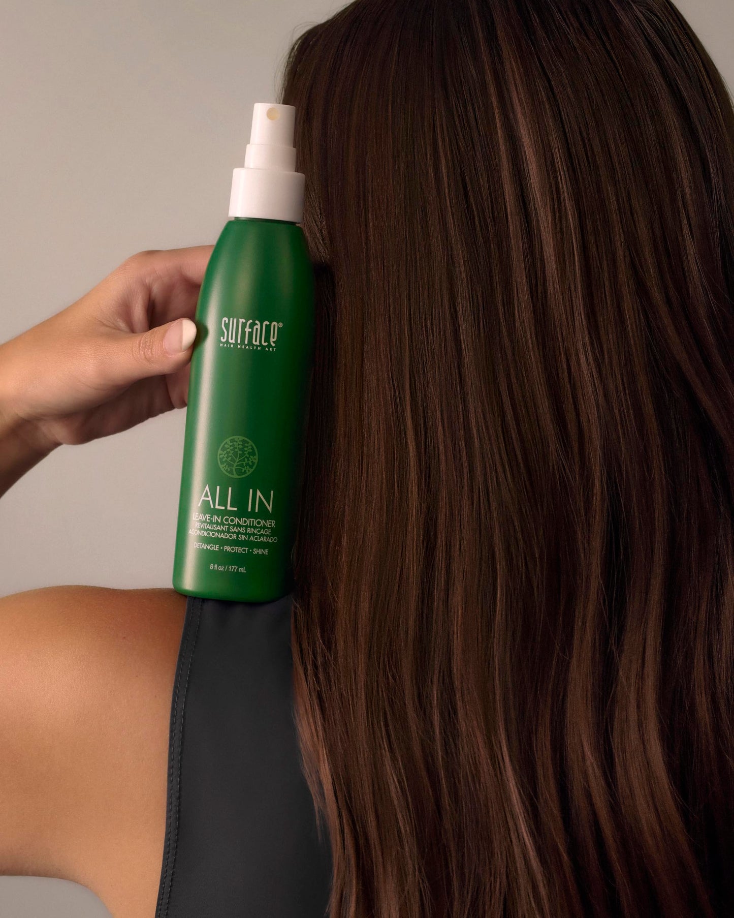 SURFACE Hair ALL IN Leave In Conditioner - Detangles, Controls Frizz & Strengthens for All Hair Types- 6 fl oz