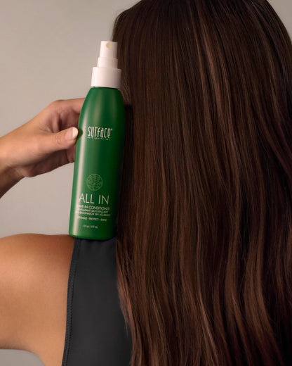 SURFACE Hair ALL IN Leave In Conditioner - Detangles, Controls Frizz & Strengthens for All Hair Types- 6 fl oz