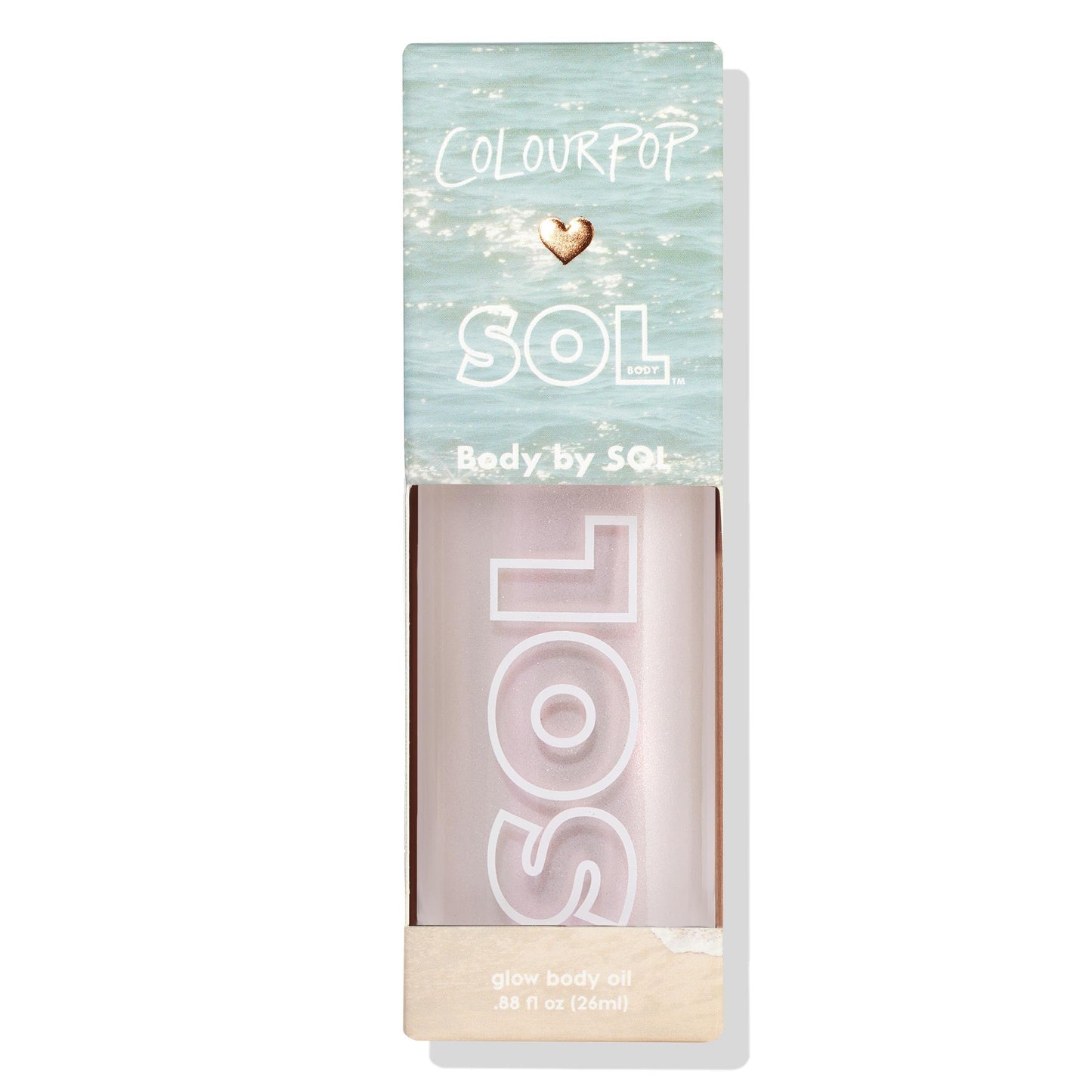 ColourPop SOL Mini Shimmering Dry Oil - Shimmer Body Oil Infused with Coconut, Argan & Marula Oils - Radiance-Boosting Body Care -Nourishes Skin and Leaves a Luminous Finish - Moonstone (0.88 fl oz)