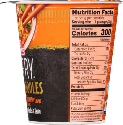 Nissin Cup Noodles Stir Fry Rice with Noodles, Japanese Teriyaki Chicken, 2.75 Ounce (Pack of 6)