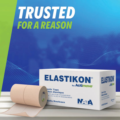 Elastic Tape - Supports Sprains, Strains, and Muscles - 3 in x 2.5 yd - 4 Rolls