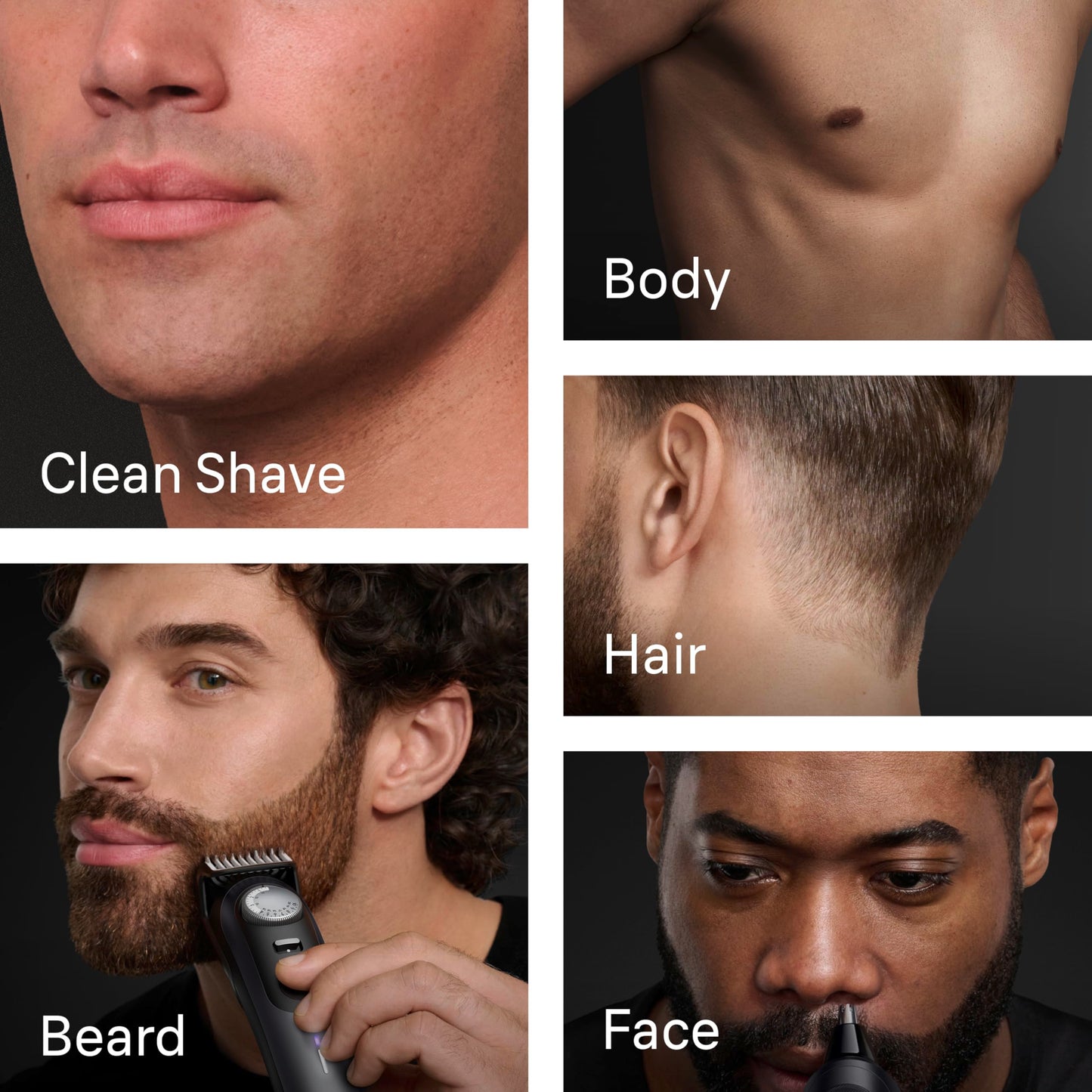 Braun Series 9 PRO All-in-One Beard & Body Grooming Kit for Men, Cordless Trimmer, Hair Clippers & Shaver for Face, Hair & Body with Gillette Labs Razor, AIO 9550