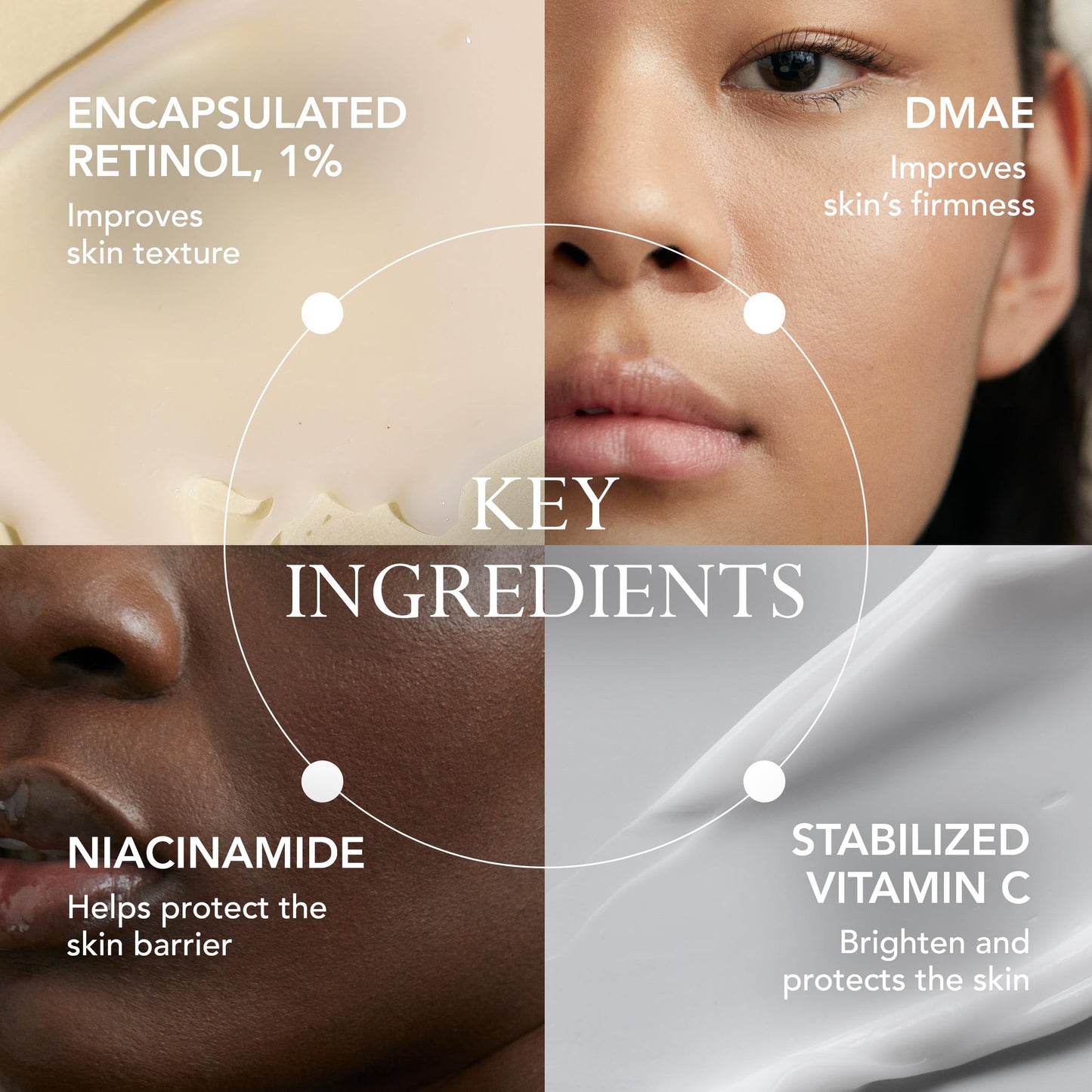 Kat Burki Rose Hip Intense Recovery Eye Serum with 1% Encapsulated Retinol, Vitamin C & Niacinamide, Reduces Dark Circles, Puffiness & Fine Lines, 0.5 Fl Oz