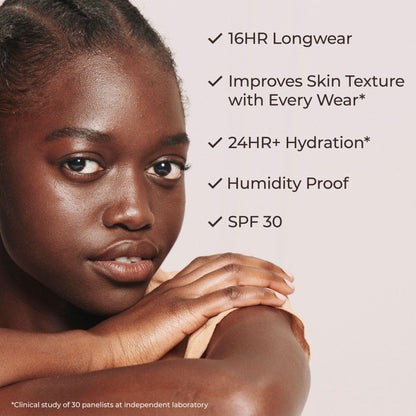 Laura Mercier Tinted Moisturizer Natural Dewy with SPF 30: 24HR+ Hydration, Long Lasting, Sheer to Light, Buildable Coverage, Dewy Finish, Improve Skin Tone and Texture, Skin Tint