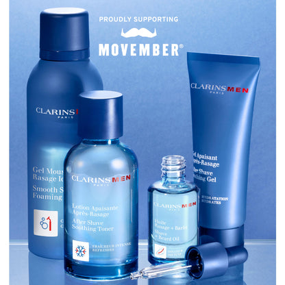 CLARINSMEN After Shave Soothing Gel | Hydrating Aftershave Gel for Men | Soothes Irritations and Razor Burn | Moisturizes and Smoothes | Softens and Refreshes Beard | All Skin Types | 2.5 Ounces