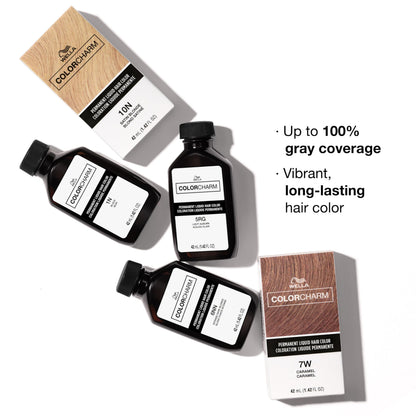 WELLA Color Charm Permanent Liquid Hair Color for Gray Coverage, Natural Blonde