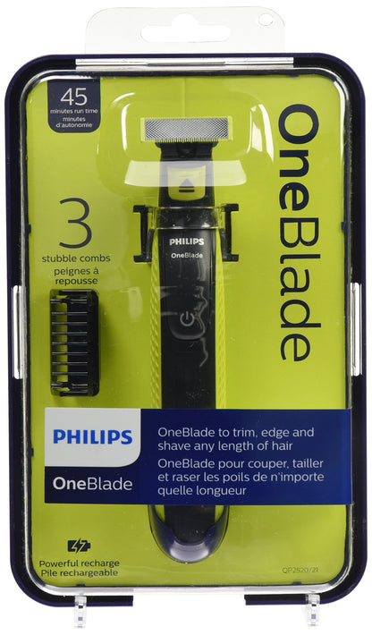 Philips OneBlade Hybrid Electric Trimmer and Shaver, QP2520