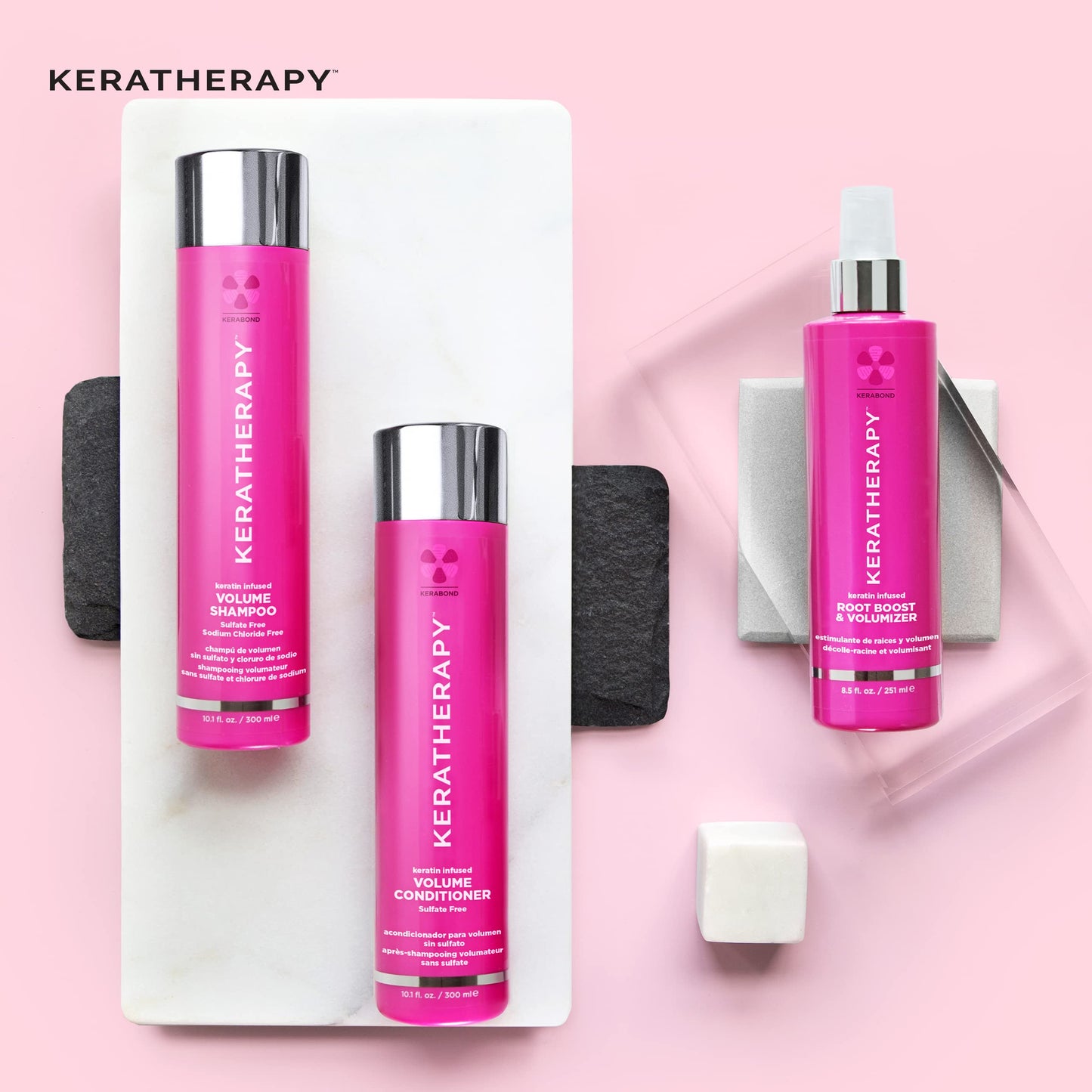 Keratherapy Keratin Infused Volume Shampoo, 10.1 fl oz, 300 ml - Volume Shampoo for Thin Hair - Kerabond Technology with Hemp Seed Oil, Indian Laurel Extract, Sea Kelp & Hydrolyzed Silk