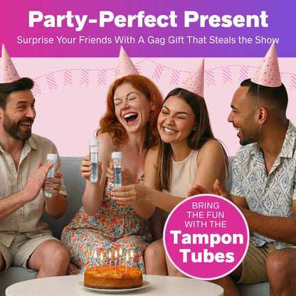 Secret Flask Tampon Flask Kit - 12 Tampon Tubes, 24 Wrappers, 1 Funnel & 1 Spout - Undetectable On-The-Go Drink Containers
