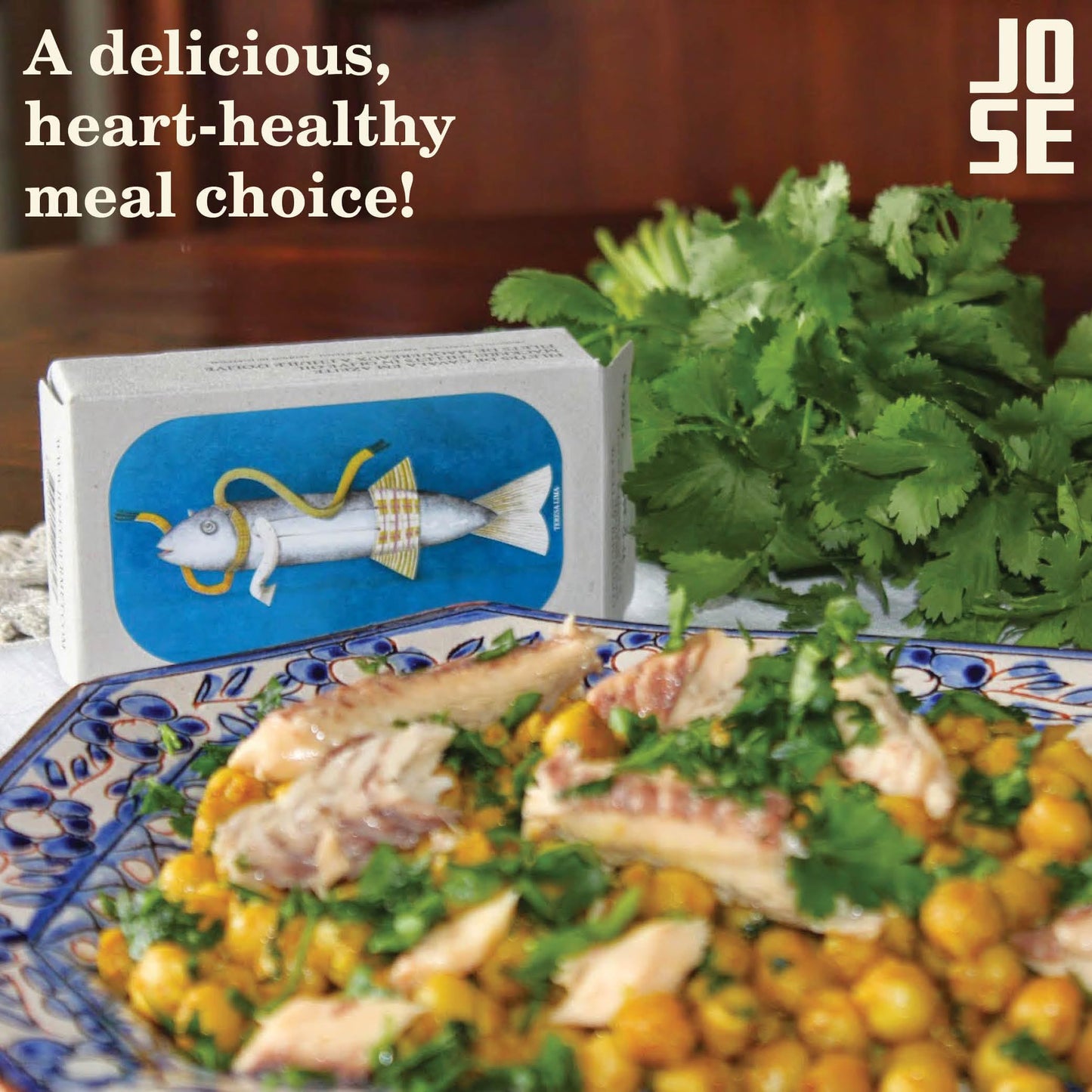Canned Mackerel Fillets in Olive Oil by Jose Gourmet, Wild Caught Portuguese Mackerel, Tinned Fish in Olive Oil, High Protein Sustainable Seafood Snacks, Omega 3, Fair Trade, 125g Can