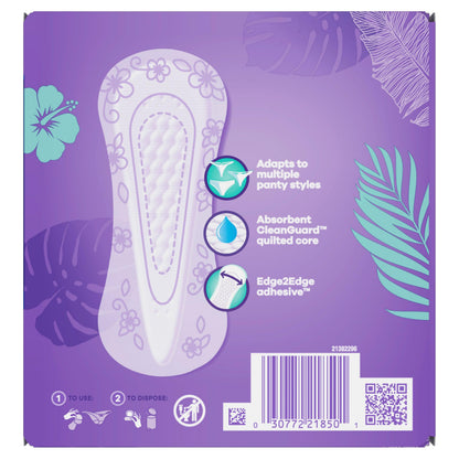 Always Daily Protect Multi-Style Liners, Regular Length, Unscented Panty Liners, Up to 100% Odor Free and Fragrance Free, Cleanguard Quilted Core Absorbs Wetness and Odors, 108 Count