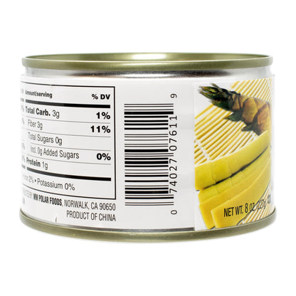 MW Polar Canned Vegetables, Sliced Bamboo Shoots, 8 Oz (Pack Of 12)