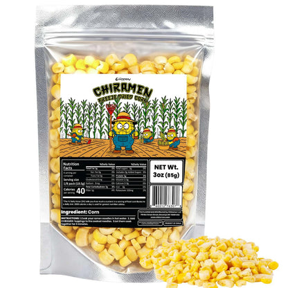 CHIRAMEN Freeze Dried Corn Ramen Toppings – Sweet Corn Kernels for Ramen, Cup Noodles, Soups, Fried Rice & Instant Noodle Bowls – Convenient Dried Corn Garnish