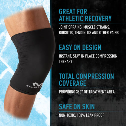 McDavid Knee/Thigh Ice & Hot Therapy Compression Sleeve, Injury Recovery