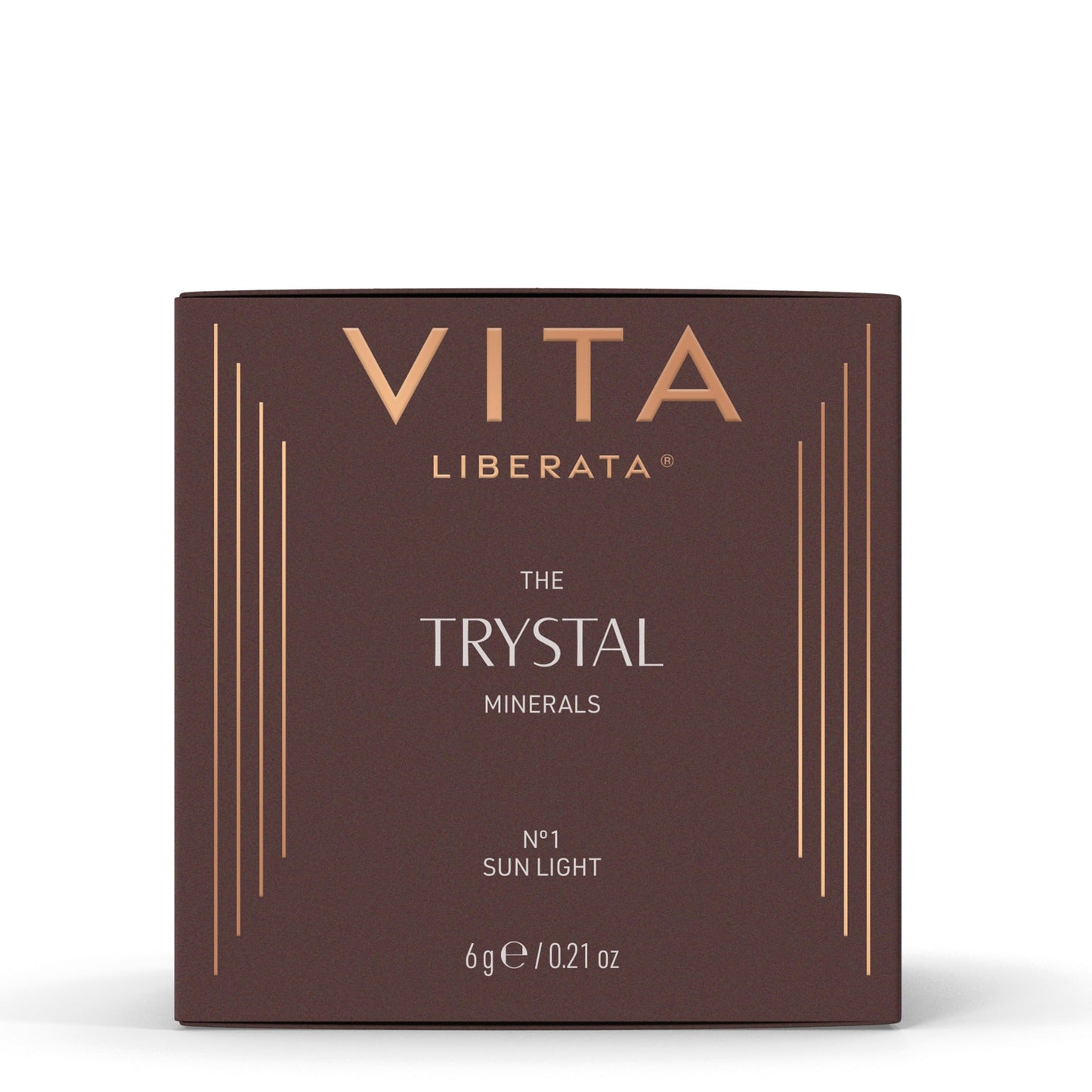 VITA LIBERATA Trystal Loose Bronzing Mineral Powder No.1, Shade Sunlight, Bronzer & Contour for Natural Sunlit Glow, Paraben Free, Suitable for fair skintones, Vegan and Cruelty Free